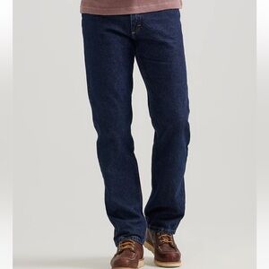 Wrangler Blue Straight Jeans Classic Denim